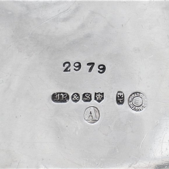 Antique John Round & Sons Sheffield England Silverplate Gadroon Edge Teapot - Picture 10 of 11